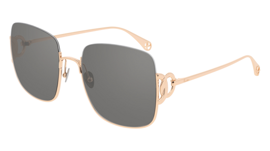 Pomellato Sunglass Woman Gold Gold Grey