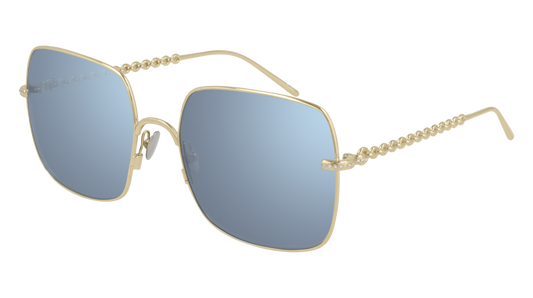 Pomellato Sunglass Woman Gold Gold Light Blue