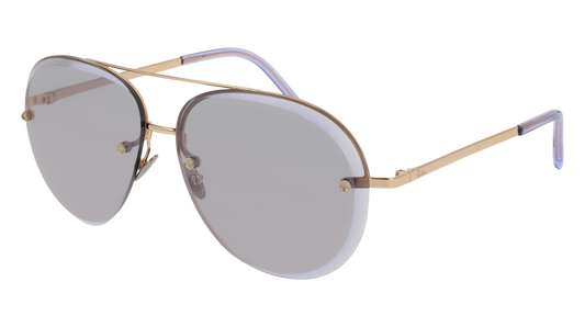 Pomellato Sunglass Woman Gold Gold Violet