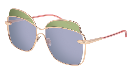 Pomellato Sunglass Woman Gold Pink Violet