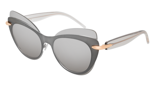 Pomellato Sunglass Woman Ruthenium Grey Silver