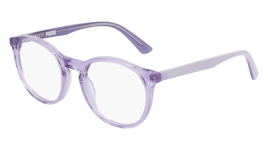 Puma Optical Frame Kid Violet Grey Transparent