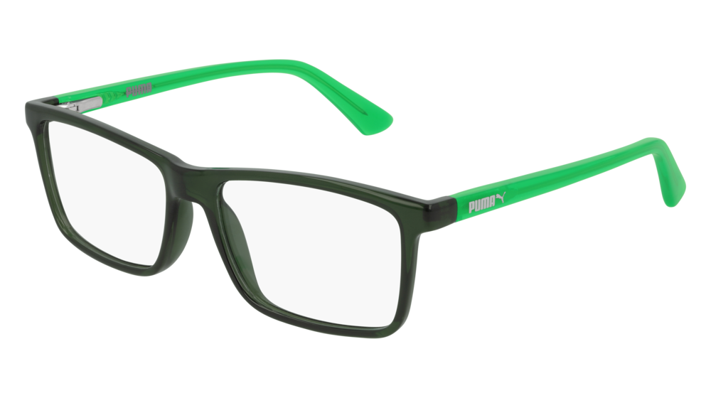 Puma Optical Frame Kid Green Green Transparent