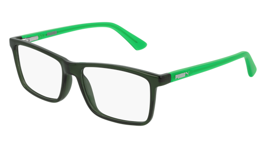 Puma Optical Frame Kid Green Green Transparent