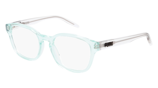 Puma Optical Frame Kid Green Crystal Transparent