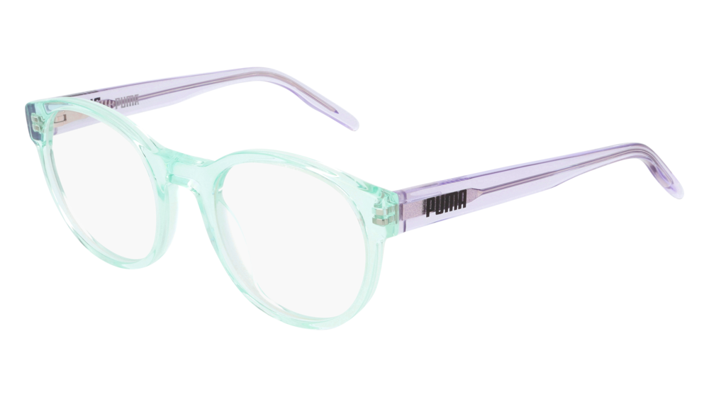 Puma Optical Frame Kid Green Violet Transparent