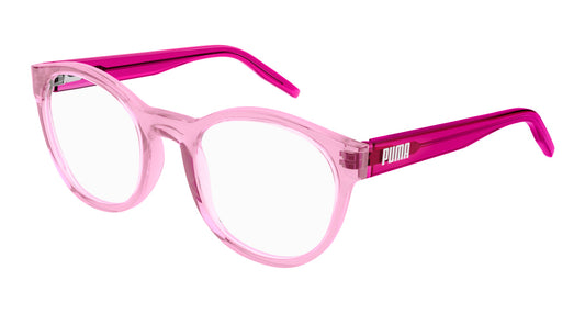 Puma Optical Frame Kid Pink Fuchsia Transparent