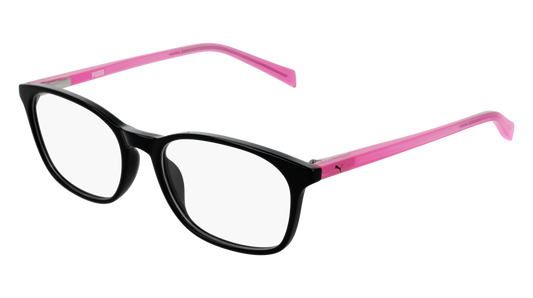 Puma Optical Frame Kid Black Pink Transparent