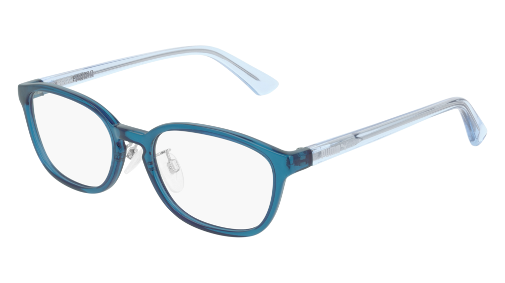 Puma Optical Frame Kid Blue Light Blue Transparent