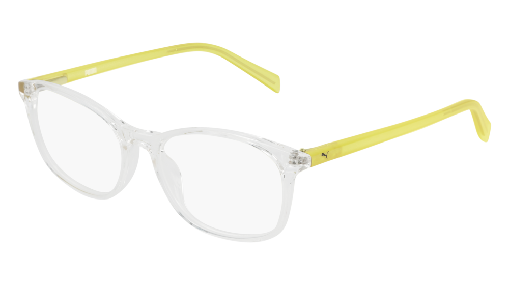 Puma Optical Frame Kid Crystal Yellow Transparent