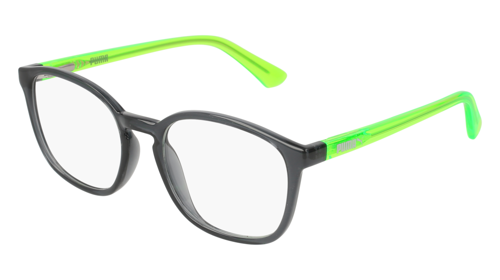 Puma Optical Frame Kid Grey Green Transparent