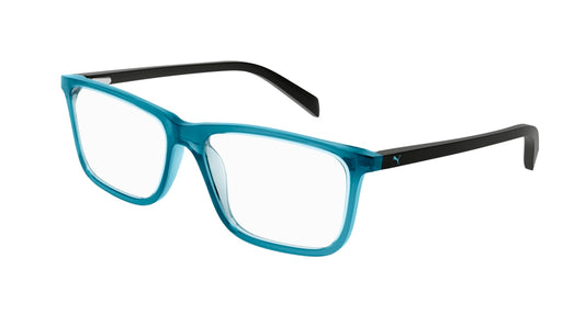 Puma Optical Frame Kid Light Blue Black Transparent