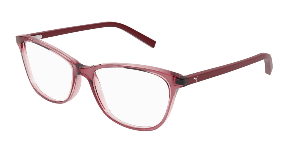 Puma Optical Frame Kid Pink Brown Transparent