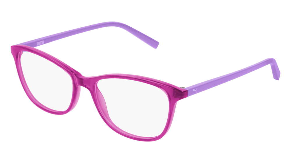 Puma Optical Frame Kid Pink Violet Transparent