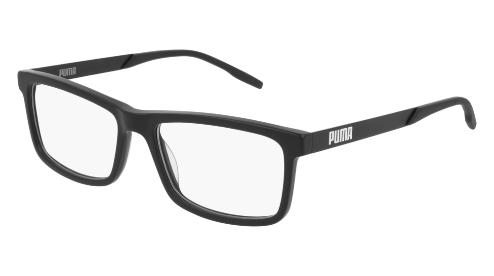 Puma Optical Frame Man Black Black Transparent