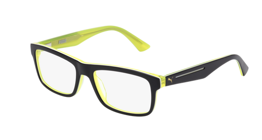 Puma Optical Frame Man Black Black Transparent