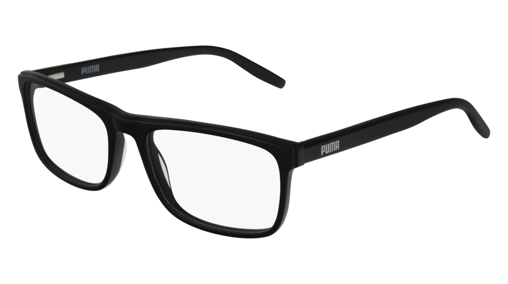 Puma Optical Frame Man Black Black Transparent