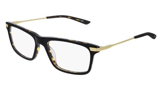 Puma Optical Frame Man Black Gold Transparent