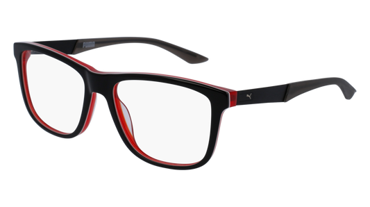 Puma Optical Frame Man Black Grey Transparent