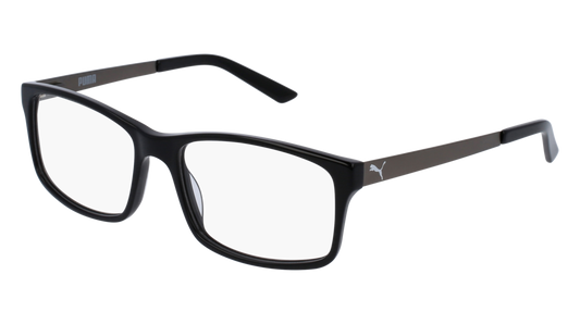 Puma Optical Frame Man Black Ruthenium Transparent