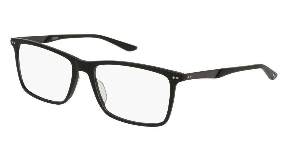 Puma Optical Frame Man Black Ruthenium Transparent