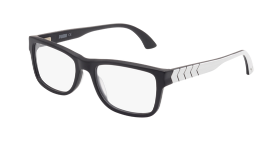 Puma Optical Frame Man Black White Transparent