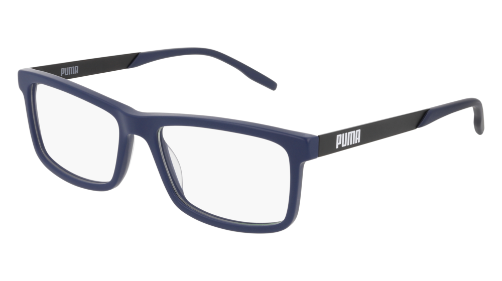 Puma Optical Frame Man Blue Black Transparent