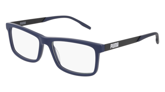 Puma Optical Frame Man Blue Black Transparent