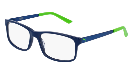 Puma Optical Frame Man Blue Blue Transparent