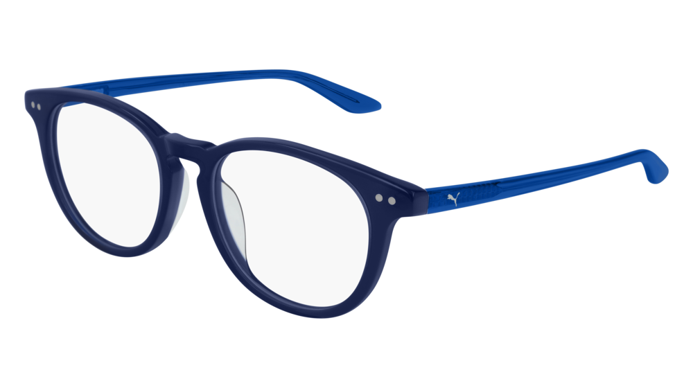 Puma Optical Frame Man Blue Blue Transparent