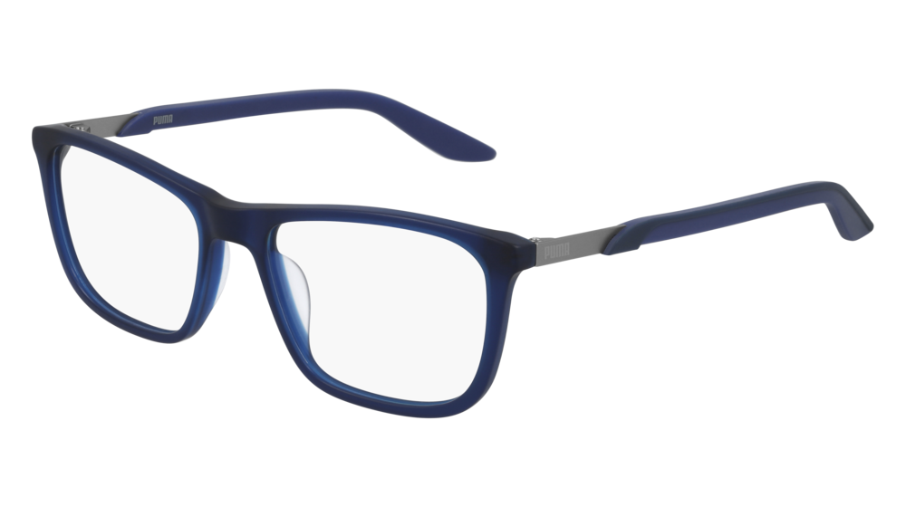 Puma Optical Frame Man Blue Blue Transparent