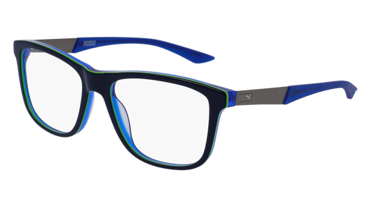 Puma Optical Frame Man Blue Blue Transparent