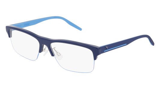 Puma Optical Frame Man Blue Blue Transparent