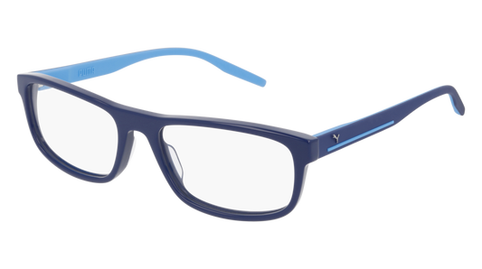 Puma Optical Frame Man Blue Blue Transparent