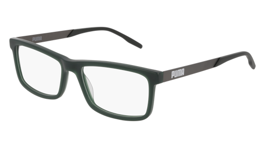 Puma Optical Frame Man Green Ruthenium Transparent