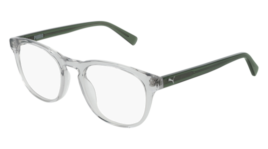 Puma Optical Frame Man Grey Green Transparent