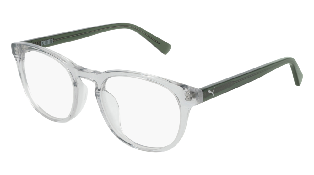 Puma Optical Frame Man Grey Green Transparent