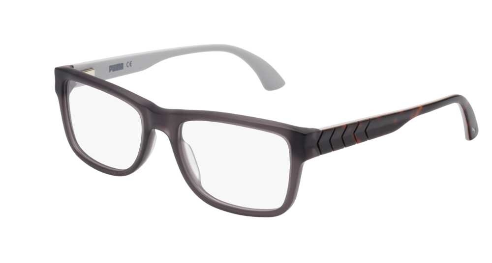 Puma Optical Frame Man Grey Havana Transparent