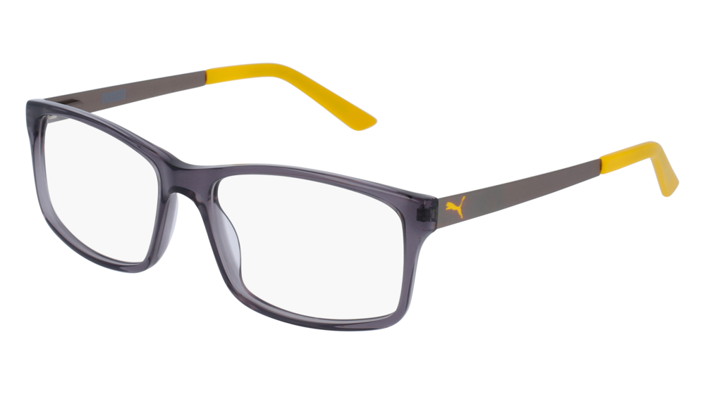 Puma Optical Frame Man Grey Ruthenium Transparent