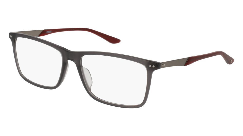 Puma Optical Frame Man Grey Ruthenium Transparent