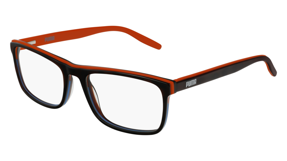 Puma Optical Frame Man Havana Havana Transparent