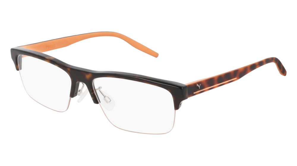 Puma Optical Frame Man Havana Havana Transparent