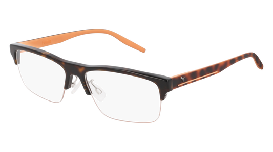 Puma Optical Frame Man Havana Havana Transparent