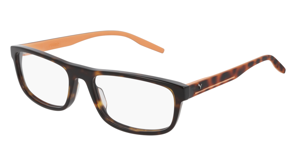 Puma Optical Frame Man Havana Havana Transparent