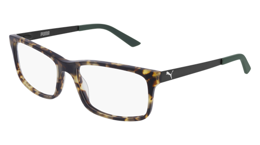 Puma Optical Frame Man Havana Ruthenium Transparent