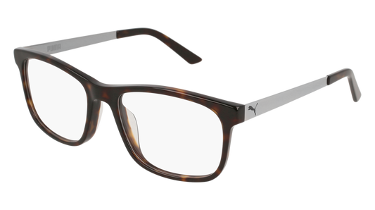 Puma Optical Frame Man Havana Ruthenium Transparent