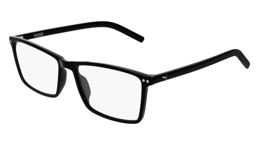 Puma Optical Frame Man Black Black Transparent