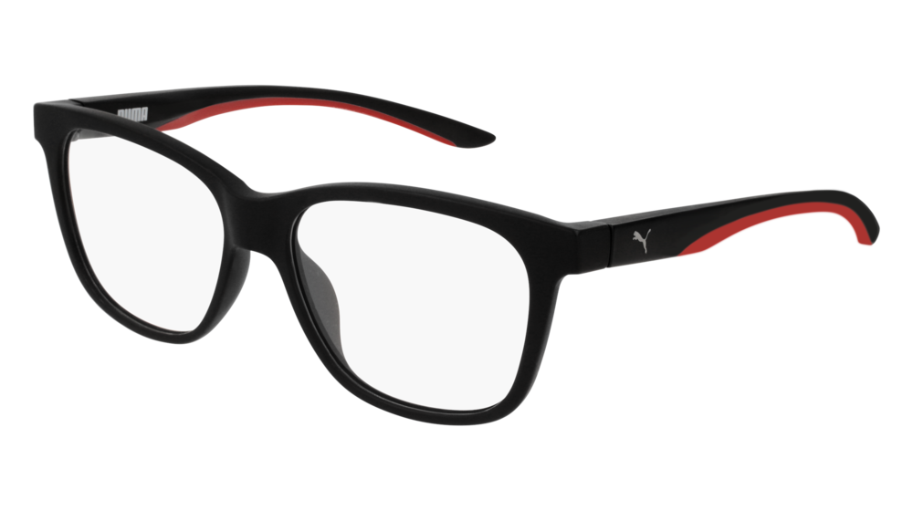 Puma Optical Frame Man Black Black Transparent