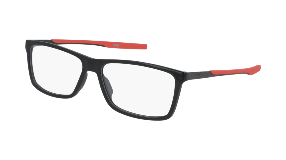 Puma Optical Frame Man Black Black Transparent