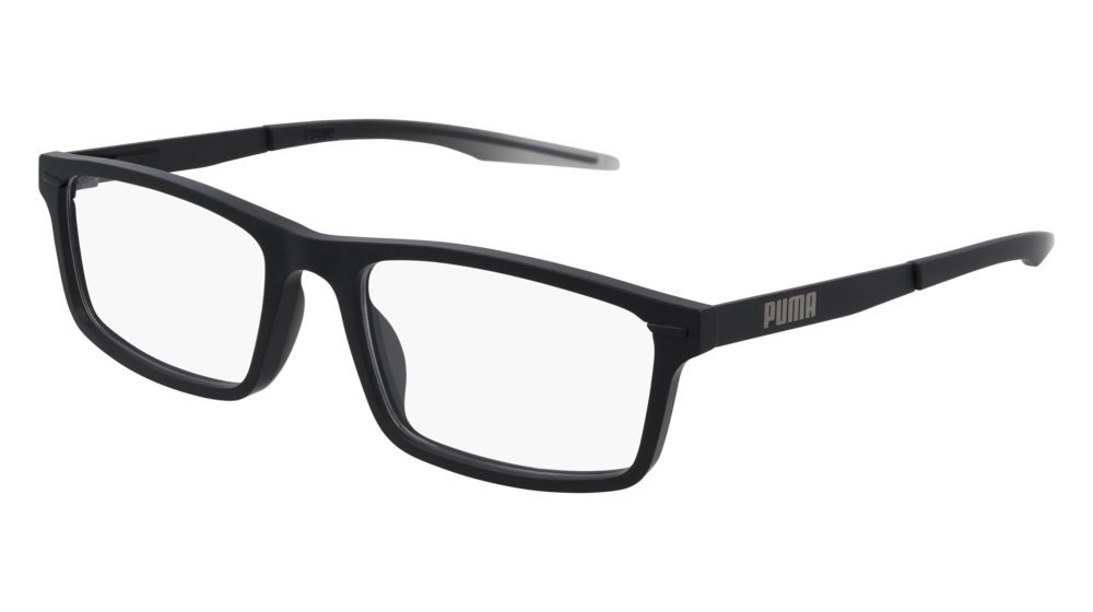 Puma Optical Frame Man Black Black Transparent